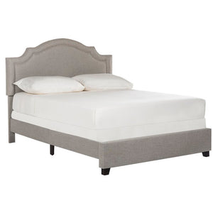 Avanley Upholstered Standard Bed, Size: Full, Color: Gray/Silver, #6689
