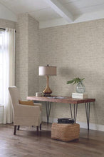 Load image into Gallery viewer, YORK PAPYRUS WEAVE PEEL AND STICK NEUTRAL WALLPAPER
