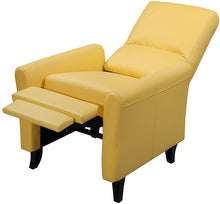 Load image into Gallery viewer, Rissanti Siena Recliner, Color: Mustard Yellow, #6711
