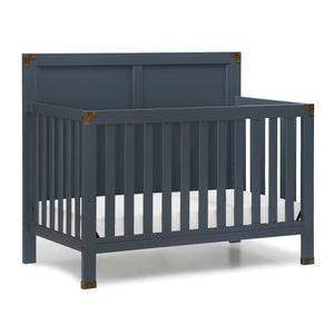 Baby Relax Miles 5-in-1 Convertible Crib, Color: Graphite Blue, #6729