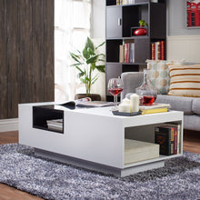 Load image into Gallery viewer, Cramer Two-Tone Glass Insert Coffee Table, #6749
