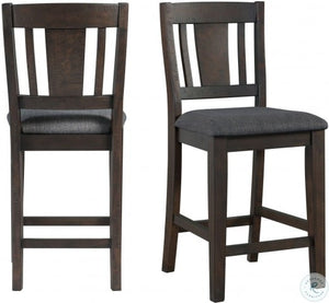 Carter Counter Height Chair Set Of 2, #6840