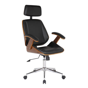 Contemporary Adjustable Height Swivel Executive Chair, #6872