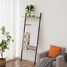 Load image into Gallery viewer, 68&#39;&#39; Tall Blanket Ladder with Storage Shelf
