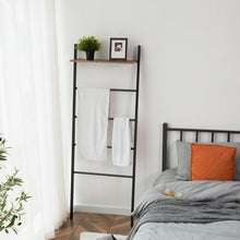 Load image into Gallery viewer, 68&#39;&#39; Tall Blanket Ladder with Storage Shelf
