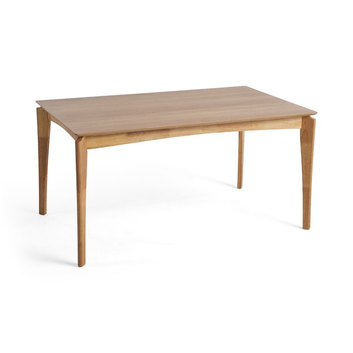 Natural Oak Escalante Mid-Century Solid Wood Dining Table, #6906