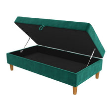 Load image into Gallery viewer, Bozeman 51&quot; Tufted Rectangle Storage Ottoman, #6910
