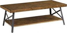 Load image into Gallery viewer, Chandler Modern Rustic Coffee Table with Open Shelf, #6917
