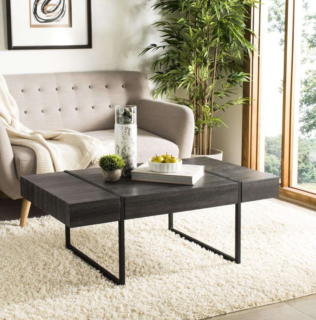 Tristan Rectangular Modern Coffee Table, #6940
