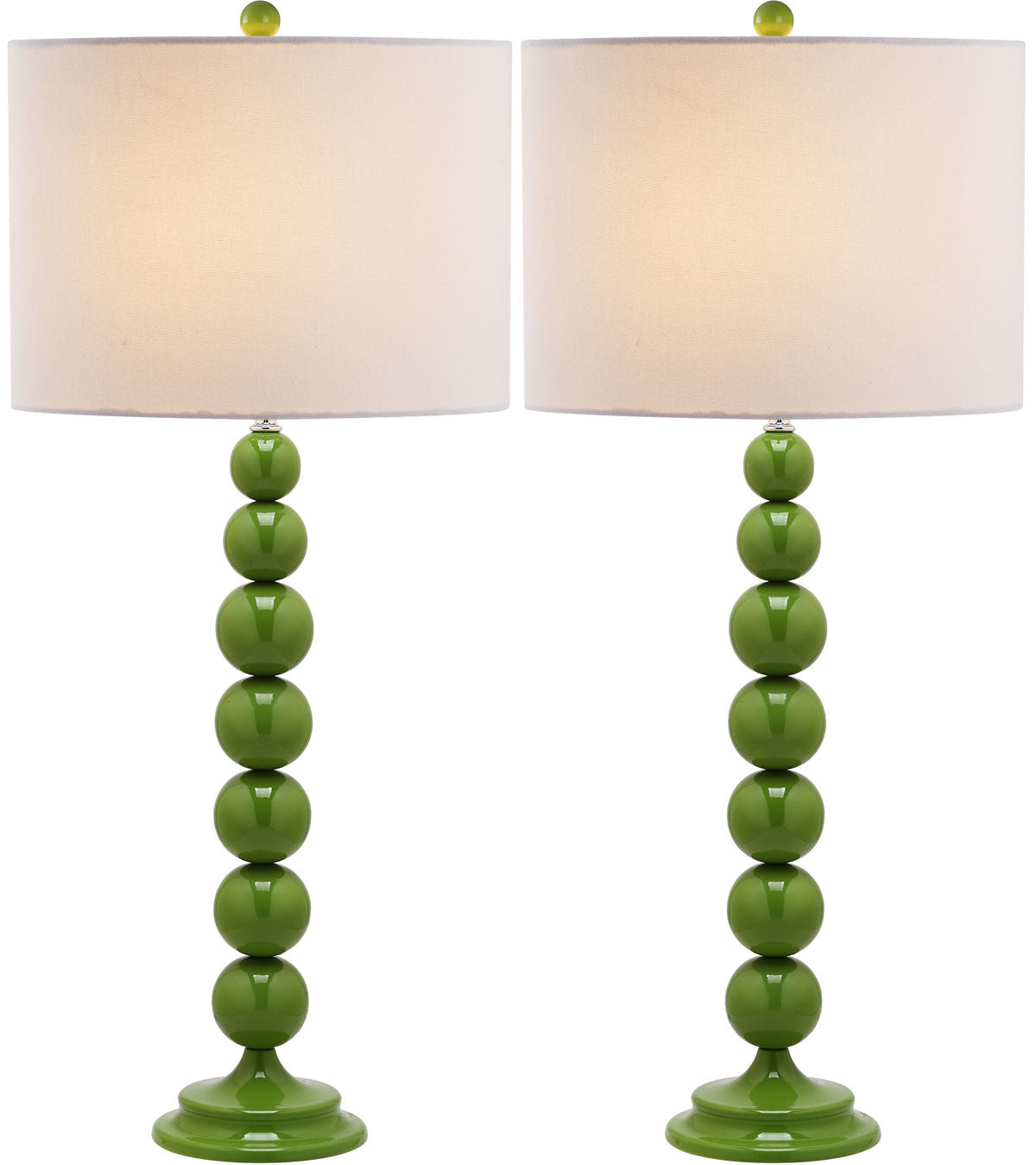 *AS IS* JENNA 31.5-INCH H STACKED BALL LAMP set of 2, #6945