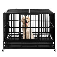 Load image into Gallery viewer, 48”Heavy Duty Dog Cage, #6969
