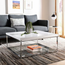 Load image into Gallery viewer, Malone Chrome High Gloss Coffee Table, #6960
