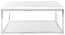 Load image into Gallery viewer, Malone Chrome High Gloss Coffee Table, #6960

