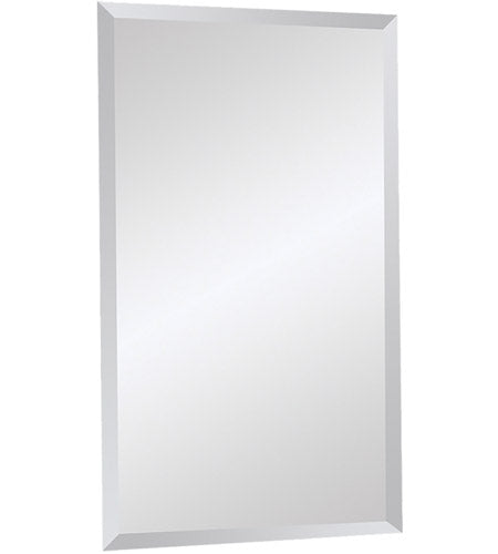 Rectangular Frameless Beveled Edge Bathroom Wall Mirror, #6976