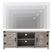 Load image into Gallery viewer, Farmhouse Barn Door Wood TV Stands for 70&#39;&#39;, #6992
