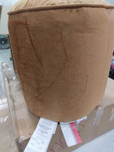 Load image into Gallery viewer, Gwinnett Modern Velveteen Cylinder Pouf by Christopher Knight Home - Apricot
