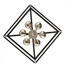 Load image into Gallery viewer, 6 - Light Lantern Geometric Chandelier
