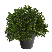 Load image into Gallery viewer, 6&quot; Artificial Boxwood Topiary in Planter 448CE
