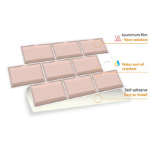 Load image into Gallery viewer, 6&quot; x 11&quot; Aluminum Peel &amp; Stick Subway Tile
