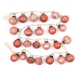 6' Pink Ornament Ball Novelty Garland