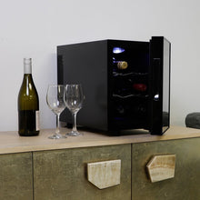 Load image into Gallery viewer, 6 Bottle Single Zone Freestanding Wine Refrigerator (Part number: WC06) 5807RR
