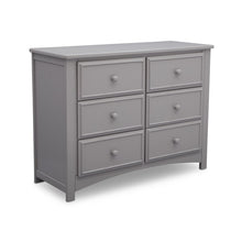 Load image into Gallery viewer, Grey 6 Drawer Double Dresser 2744AH
