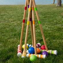 Load image into Gallery viewer, 6 Player Croquet Set with Carrying Case #2169HW
