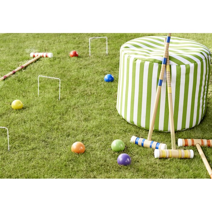 6 Player Croquet Set with Carrying Case #2169HW