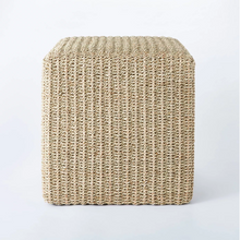 Load image into Gallery viewer, Lynwood Square Woven Cube Natural - Threshold™ designed with Studio McGee 499AH
