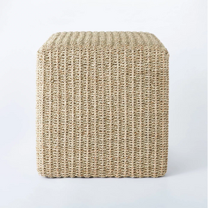 Lynwood Square Woven Cube Natural - Threshold™ designed with Studio McGee 499AH