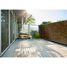 Load image into Gallery viewer, Charcoal Gray 6 ft. H x 3 ft. W Botanical WPC Composite Fence Panel
