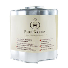 Load image into Gallery viewer, Silver 6 in. H x 16.5 ft. W Garden Edging  7435
