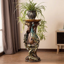 Load image into Gallery viewer, Peacock Plant Stand Indoor Planter
