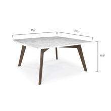 Load image into Gallery viewer, Riley Marble 31&quot; Square Coffee Table 6773RR
