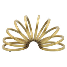 Load image into Gallery viewer, Contemporary 16" Metal Slinky Deco - Gold
