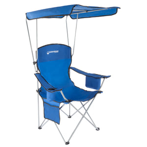 Oversized Camp Chair Big Tall Seat with Cup Holder, Cooler, & Carry Bag by Wakeman Outdoors #9805