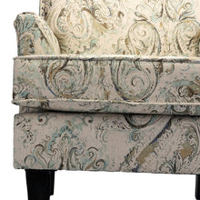 Load image into Gallery viewer, Herrera Armchair with NailHead Trim Single Chair in Indigo
