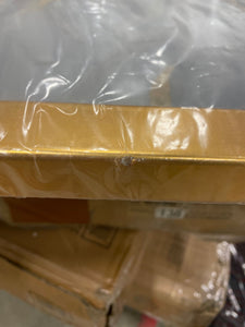 40" H x 30" W x 1.5" D Marble Gold And Black - Picture Frame Print on Canvas