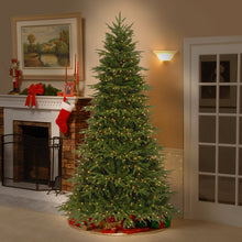Load image into Gallery viewer, 7.5&#39; Green Artificial Christmas Tree with 800 Clear/White Lights
