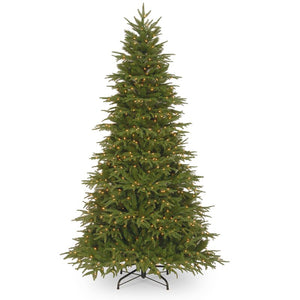 7.5' Green Artificial Christmas Tree with 800 Clear/White Lights