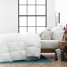Load image into Gallery viewer, Alternative Comforter-Hypoallergenic-Down Alternative-All Season-400 GSM-Ultra Soft-8 Duvet Loops-Machine Washable-King
