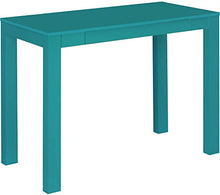 Load image into Gallery viewer, Parsons 39&quot;W Desk with Drawer, Teal 2046
