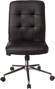 Boss Office Products Mellennial Modern Home Office Chair without Arms in Black, #6286