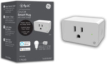 Load image into Gallery viewer, C by GE Smart Plug with Smart Bridge, White, 1-Pack, On/Off Smart Plugs that work with Alexa and Google Home, Bluetooth Smart Plug, WiFi Smart Plug, Smart Outlet for Smart Homes MRM1122
