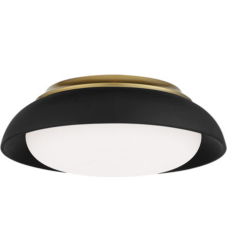 15 inch Coal /Honey Gold Flush Mount Ceiling Light