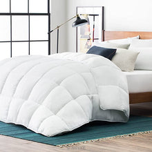 Load image into Gallery viewer, Alternative Comforter-Hypoallergenic-Down Alternative-All Season-400 GSM-Ultra Soft-8 Duvet Loops-Machine Washable-King
