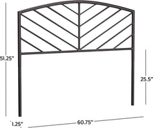 Load image into Gallery viewer, Hillsdale Essex Metal Headboard, Queen, Gray Bronze
