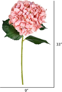 Vickerman Hydrangea Everyday Floral Spray, 33", Pink, EC1098