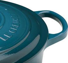 Load image into Gallery viewer, Enameled Cast Iron Signature Round Dutch Oven, 4.5 qt., Deep Teal
