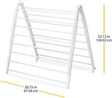 Load image into Gallery viewer, Whitmor Folding White Spacemaker Drying Rack #912HW
